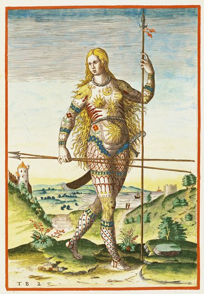 Piktische Frau, aus 